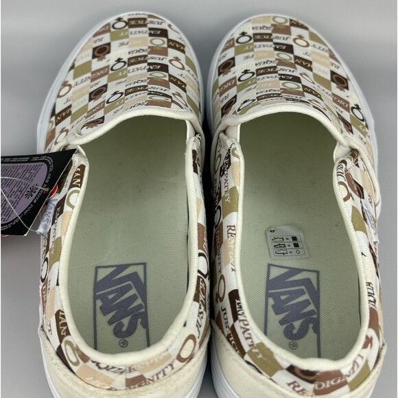 Vans Women Asher Divine Energy Natural/Multicolor Canvas Skate Shoes Size 8 NWT - Picture 9 of 11